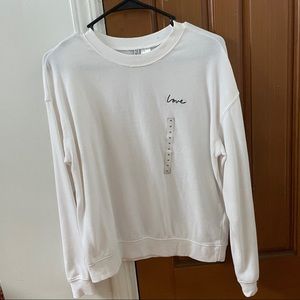 White Love Pullover